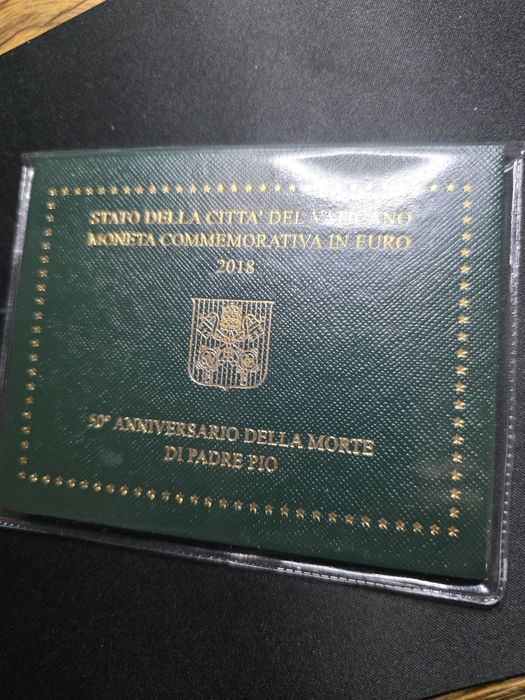 Moeda 2€ vaticano - padre pio