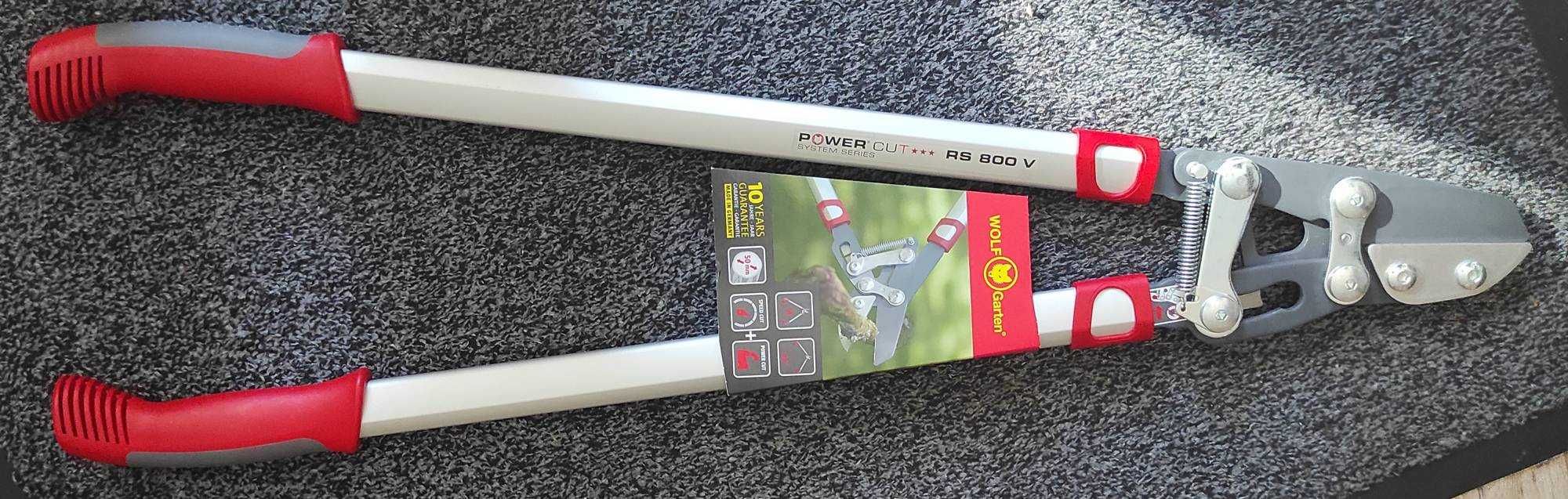 Sekator kowadełkowy, nożyce do gałęzi Wolf Garten Power Cut | RS 800 V