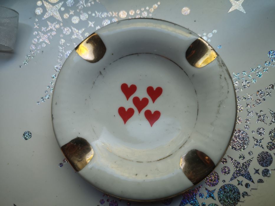 Popielniczka brydżowa serca Chodzież