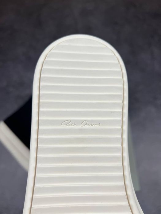 НАЙКРАЩА ЯКІСТЬ‼️Кросівки Rick Owens Ramones Jumbo Lace Black White,рі