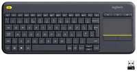 Клавиатура беспроводная Logitech Touch K400 Plus UA Black  НОВАЯ