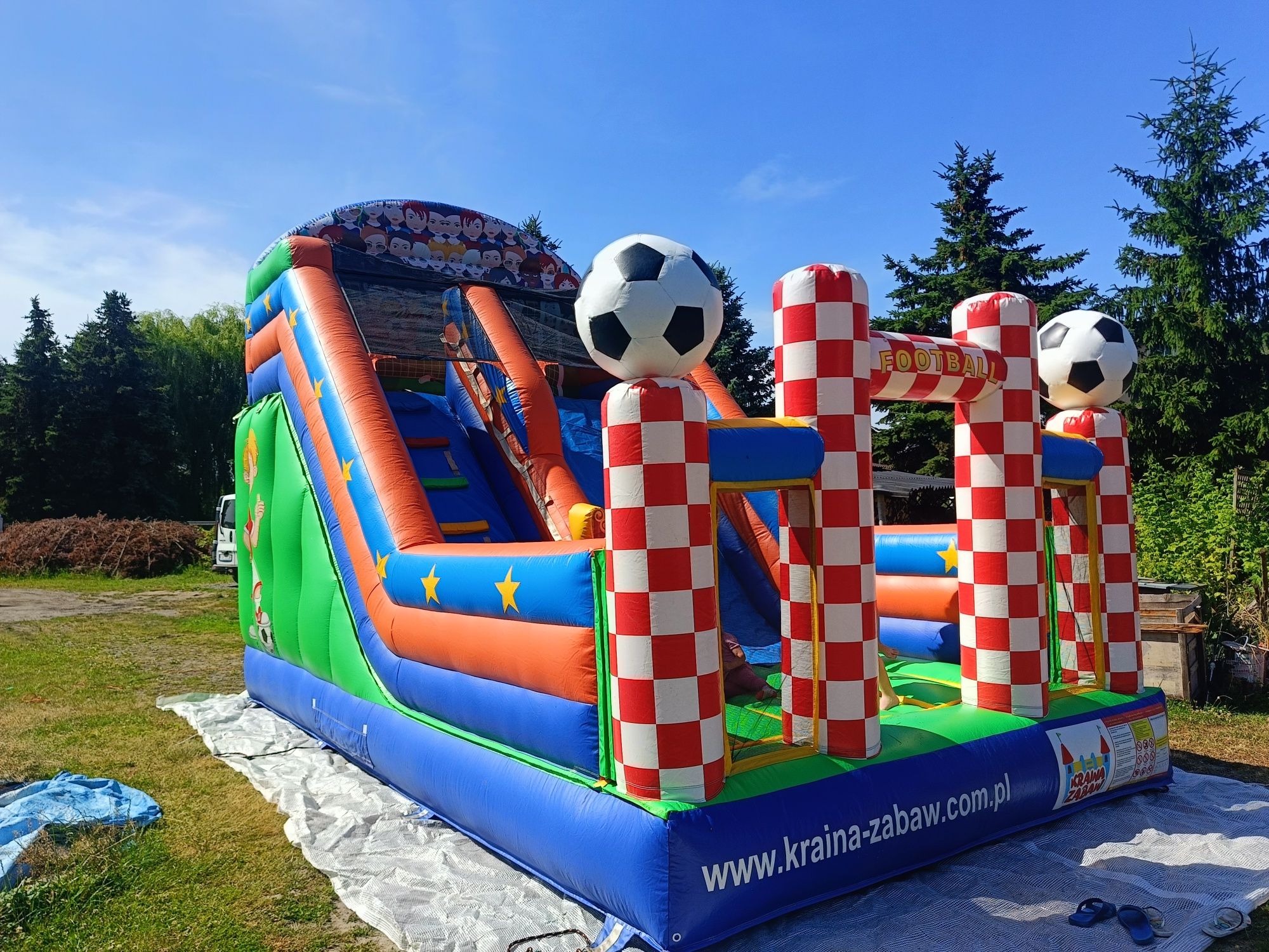 Dmuchaniec piłka nożna!!! DOSTĘPNY TYLKO W LIPCU!!!