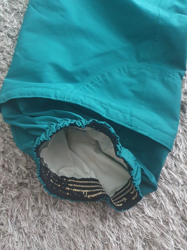 Zielone spodnie sportowe dla wysokiego, Gore- Tex, r. L