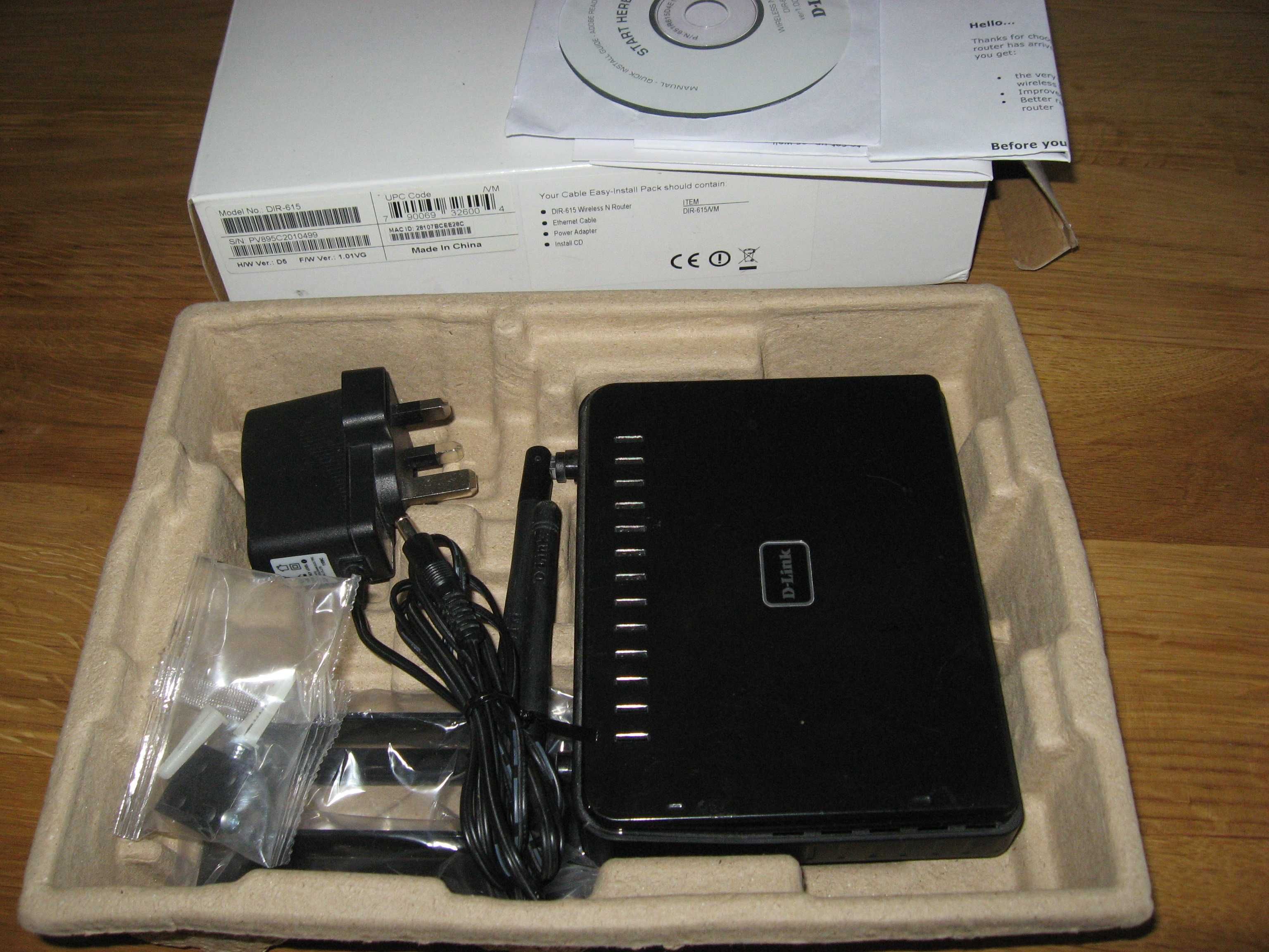 Router D-link DIR 615 czarny, stan nieznany!