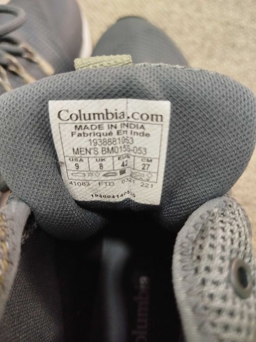 Взуття чоботи черевики Columbia Trailstorm Mid Waterproof