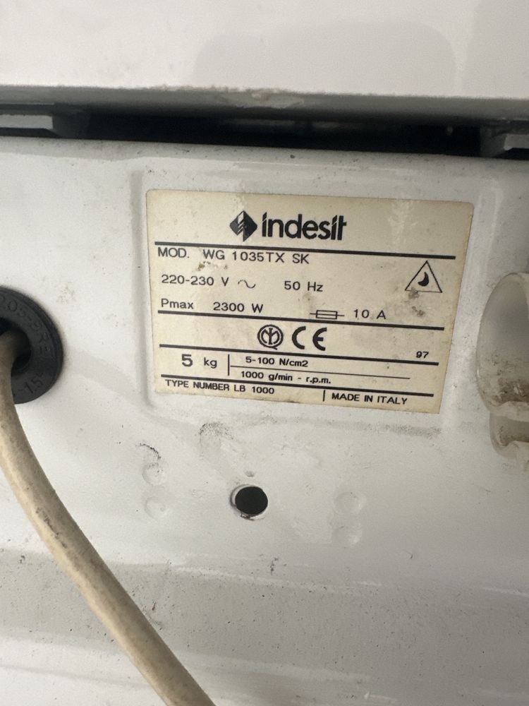 Maquina de lavar indesit