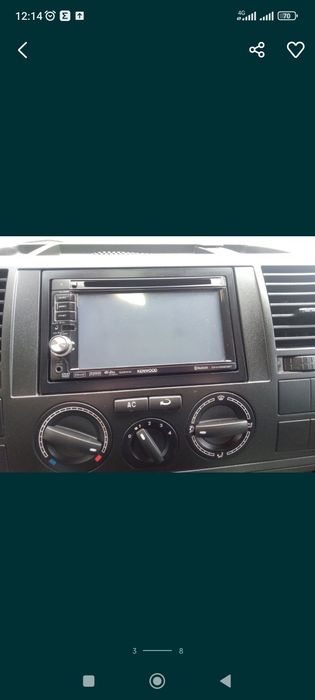 Автомагнітола Kenwood, usb, Bluetooth, navigation