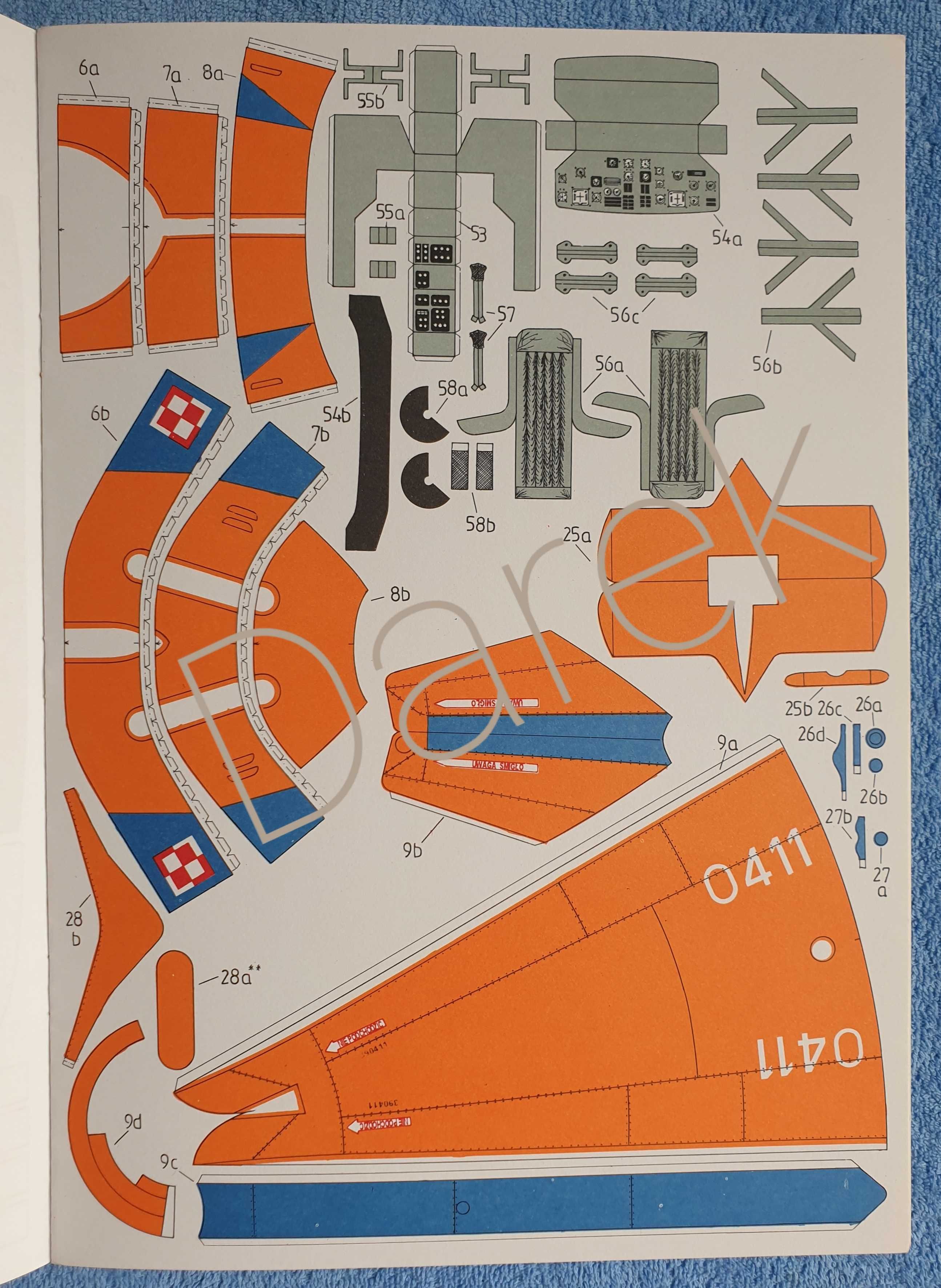 ANAKONDA GPM 082 model Kartonowe ABC 6/97 śmigłowiec