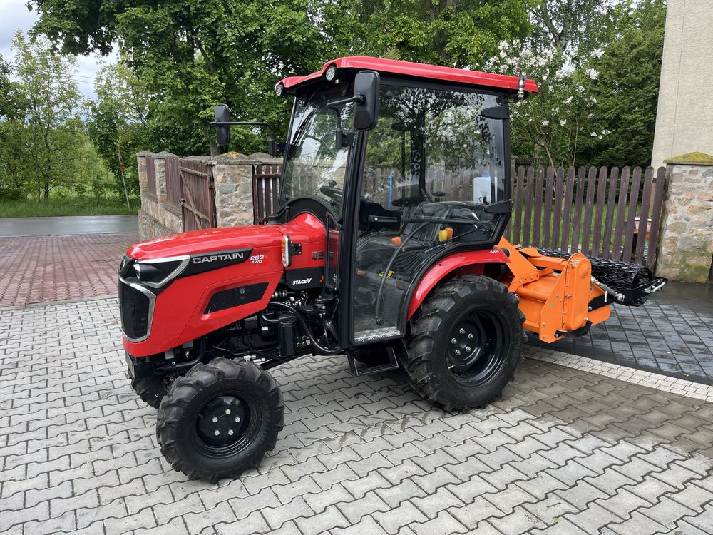 Traktorek z kabiną captain 263 homologacja nowy 4x4 silnik mitsubishi
