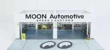 Tarmac works 1:64 pit Garage Diorama mooneyes speed & customs
