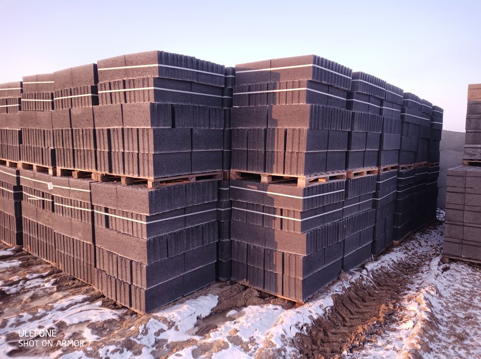 ALFA 24 Pustak żużlowy 24cm 8szt/m2 szlakowy cegła bloczek tani mur