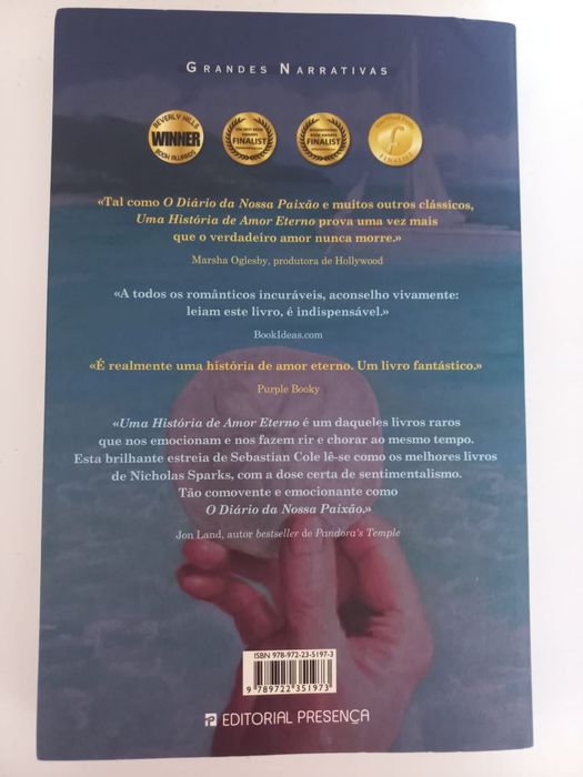 Uma História de Amor Eterno - Sebastian Cole (Livro)