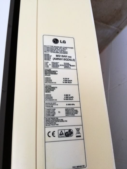 Ar condicionado LG Inverter para peças