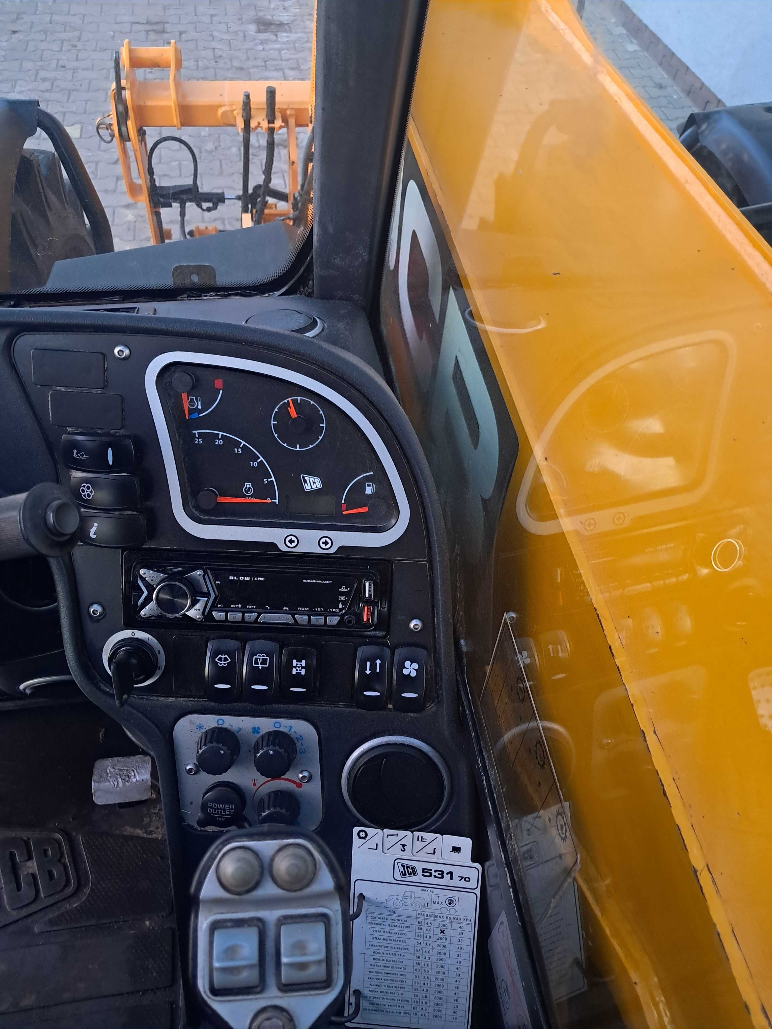 JCB 531-70 AGRI SUPER Oryginał NAJBOGATSZA WERSJA Klima 40km/h 130kM