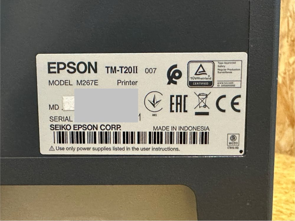 Impressora de taloes termica Epson