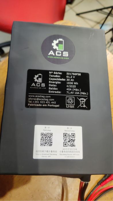 Bateira de litio 61v 30Ah