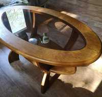 Stolik, ława drewniany salon