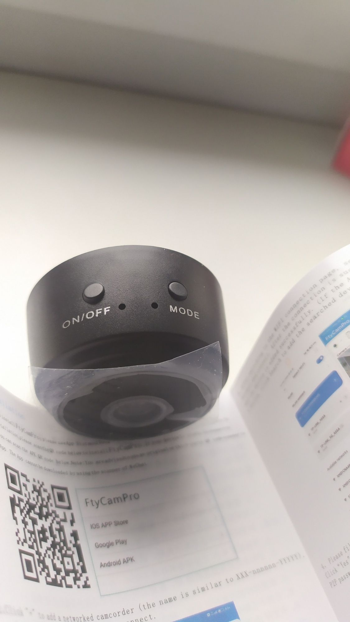 Мини камера видеонаблюдения Wi-fi с передачей на телефон Ночной режим
