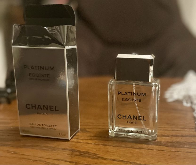 Flakon butelka po wodzie toaletowej chanel platinum egoiste