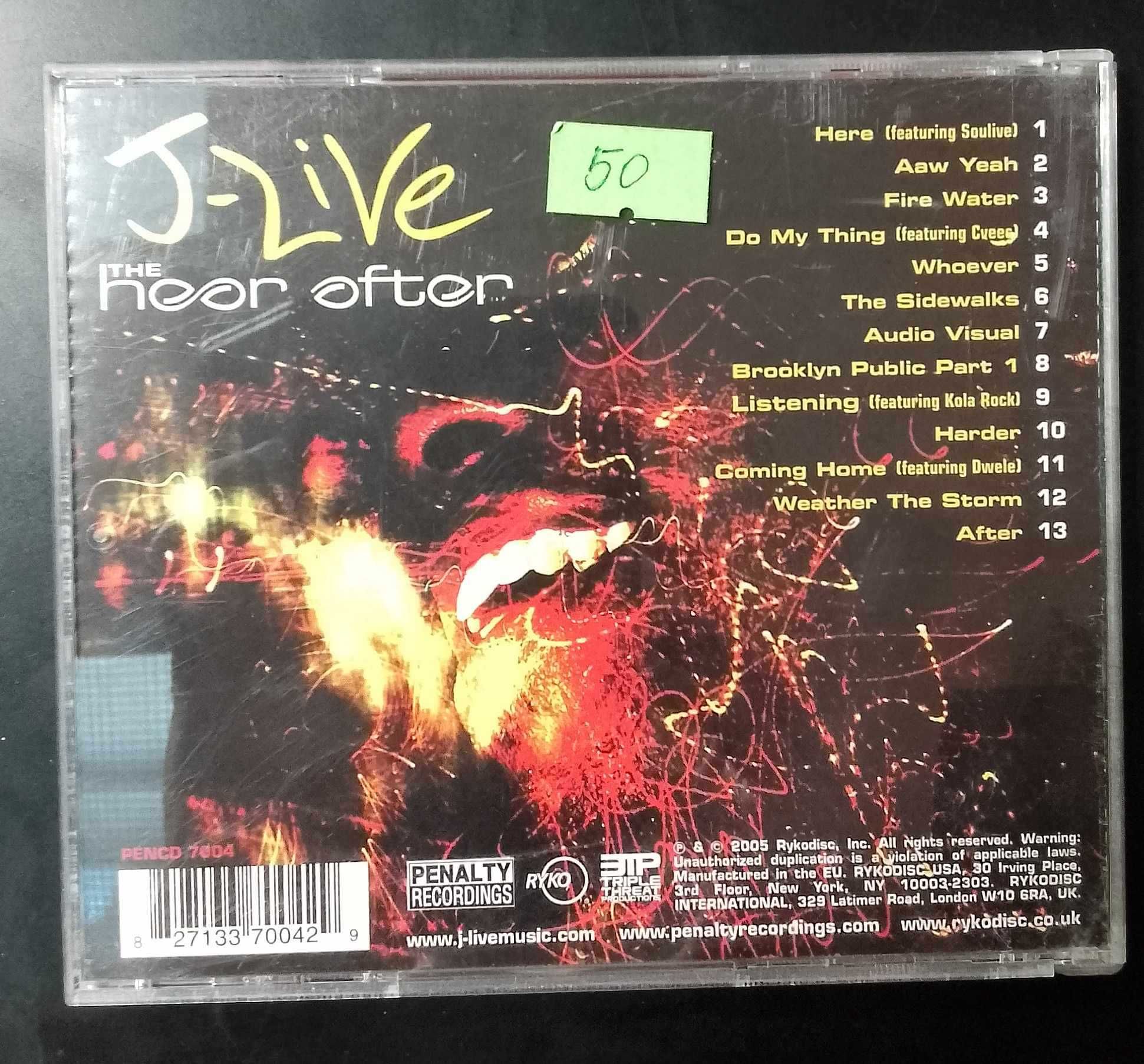 Płyta CD I-live - The Hear After.