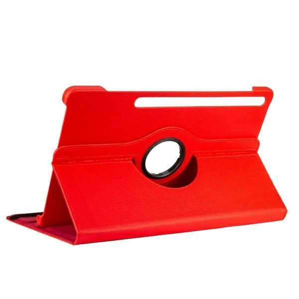 Etui Smart Samsung Tab S9 Plus Czerwony/Red 12.4"