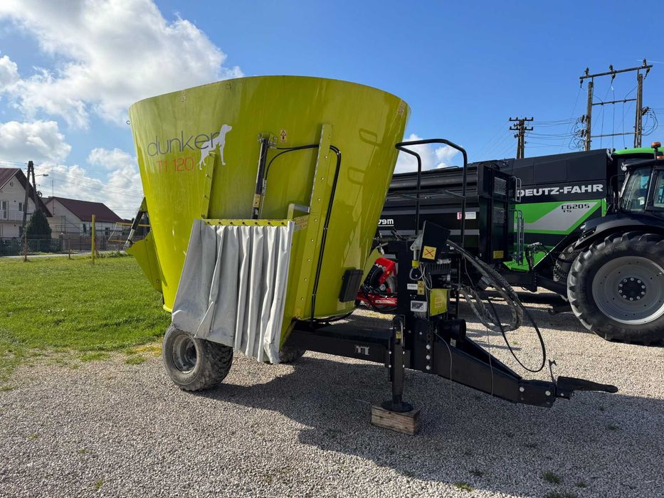 Wóz paszowy, paszowóz Storti Dunker T1 120, 12 m3