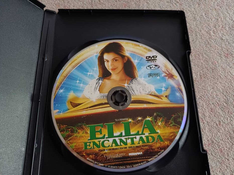 DVD - Ella encantada, com Anne Hathaway, Hugh Dancy, Joanna Lumley