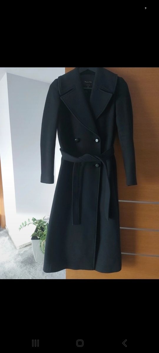Długi płaszcz Massimo Dutti r. XS