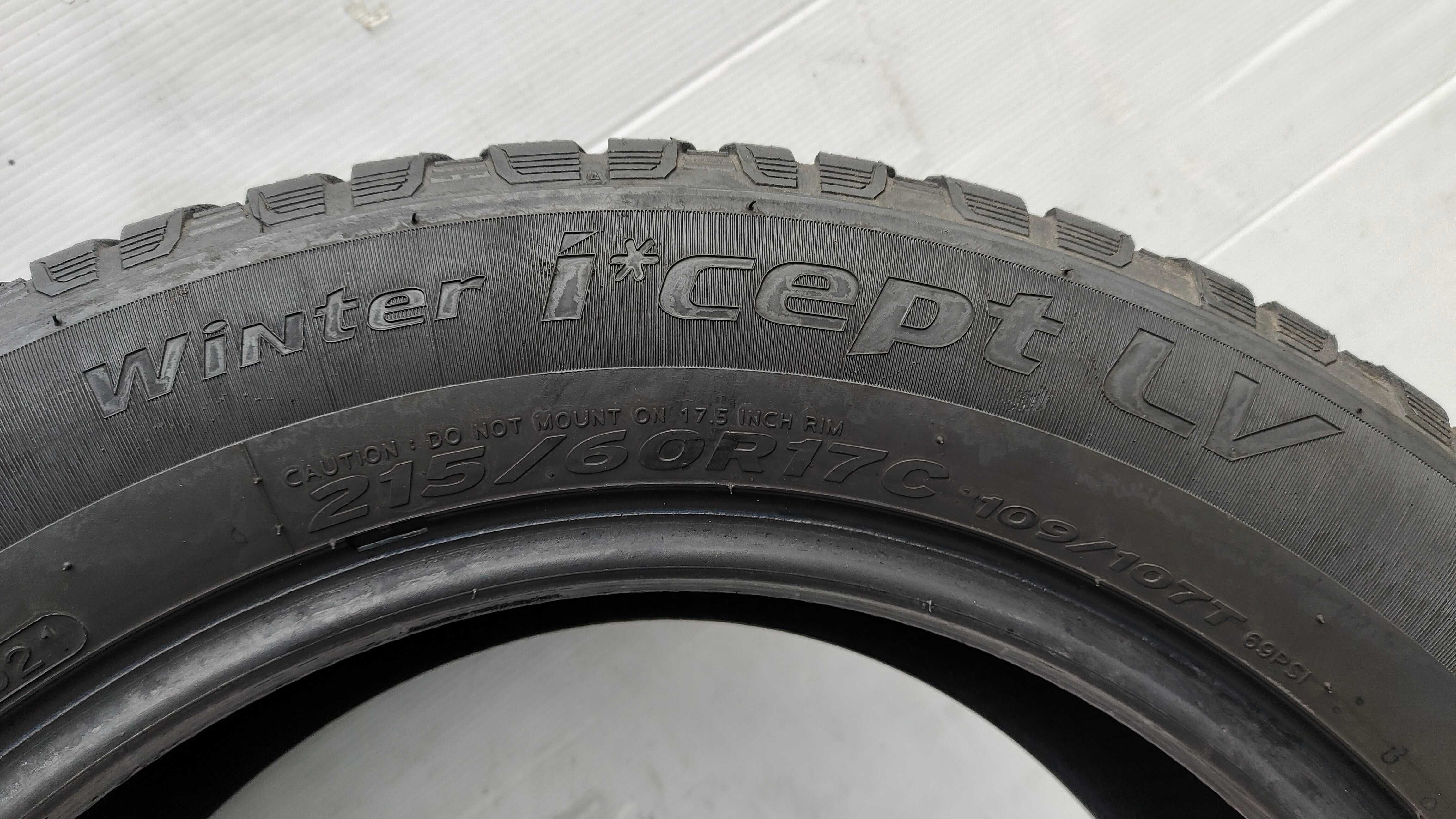 Opona Zimowa 215/60/17 Hankook ICPT LV  2021r 7mm