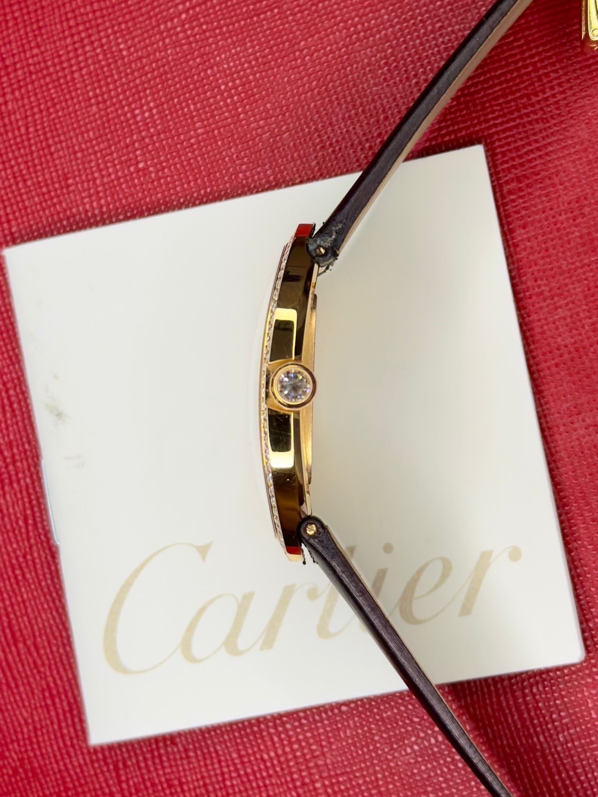 CARTIER Baignoire 34x44 mm. Diamond Rose Gold