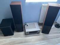Zestaw glosniki Wharedale +amplituner Denon AVR1306 +subwoofer Magnat