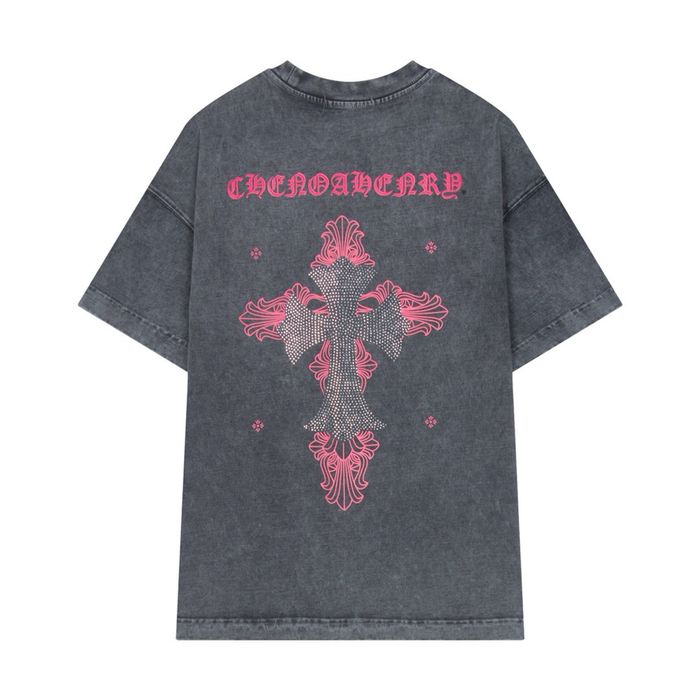 Футолка chrome hearts зі стразами