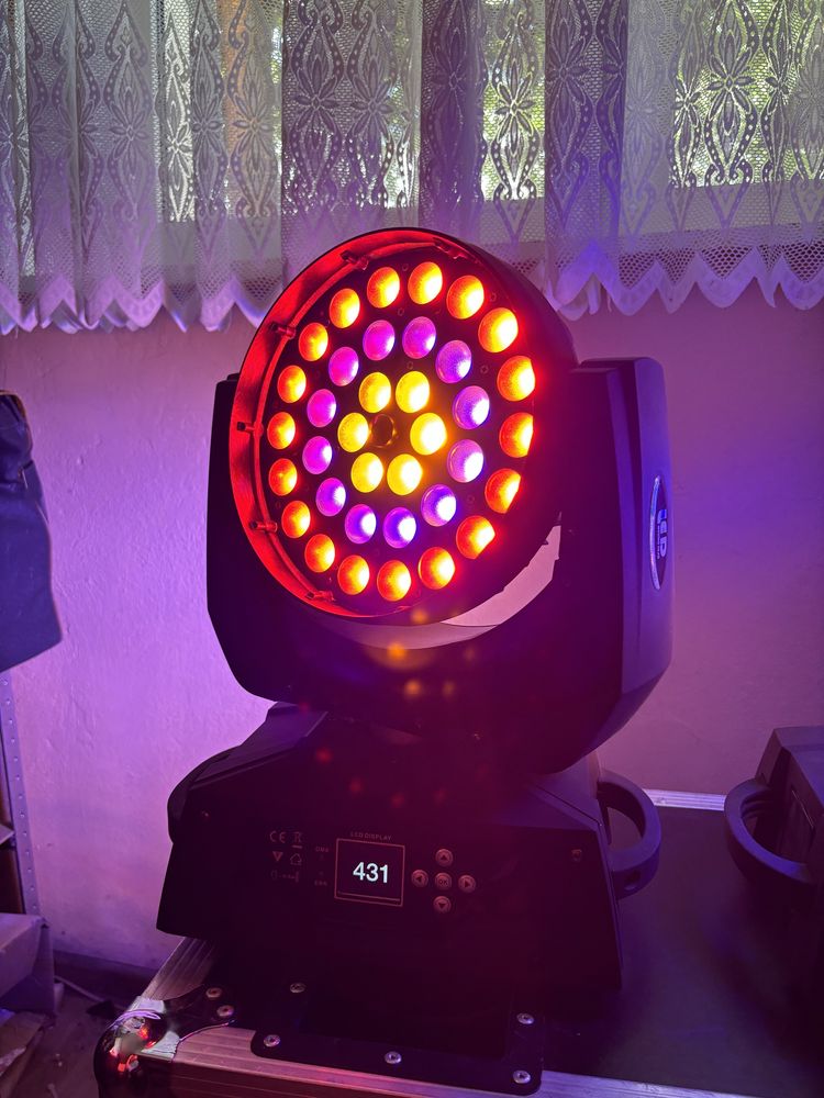 Glowy ruchome Wash 36x10 Zoom Ring