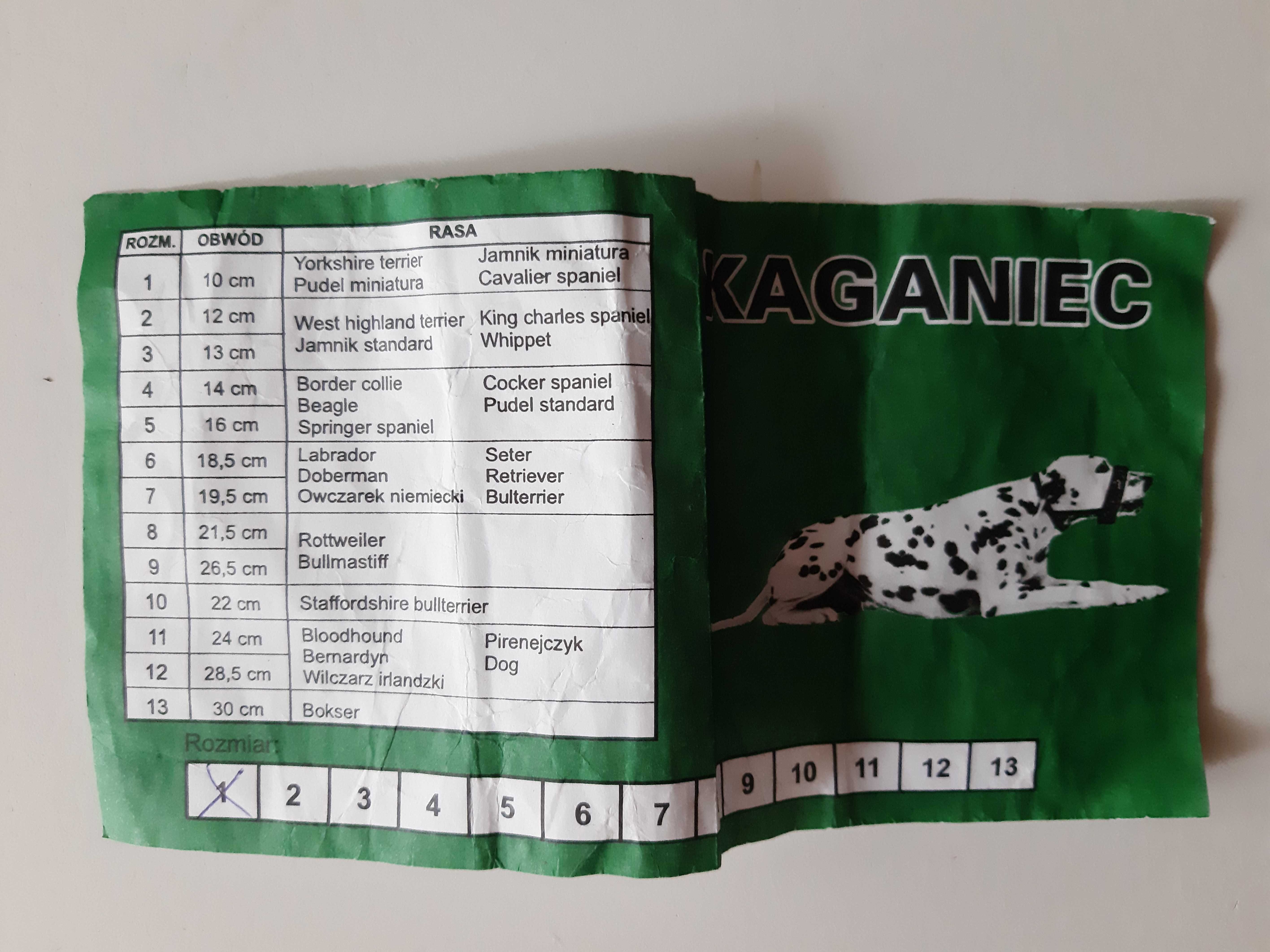 kaganiec  rozmiar 1, dla małego pieska