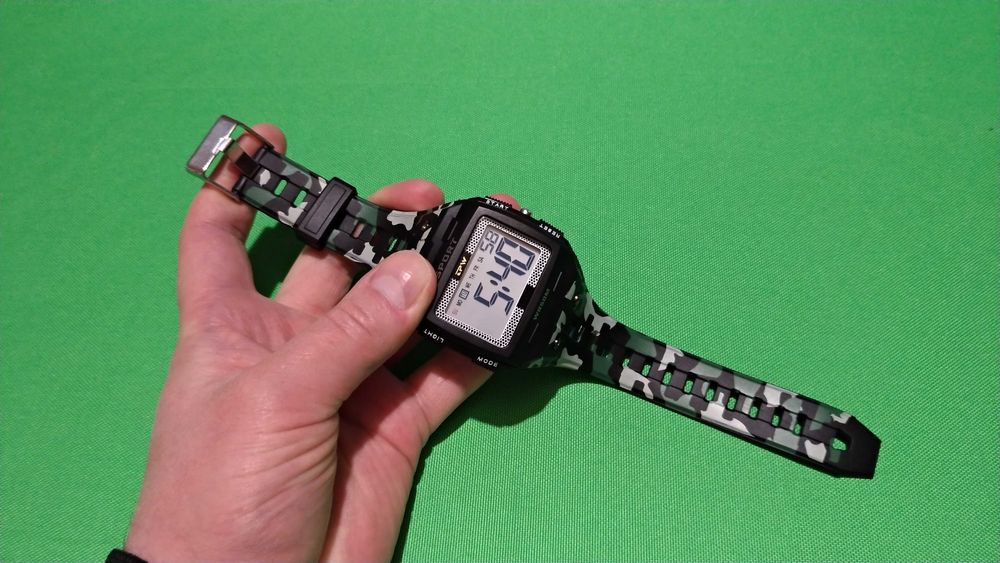 Часы наручные мужские спортивные наручний годинник TPW-Camo