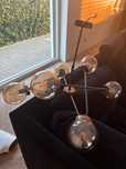 Lampa salon czarna