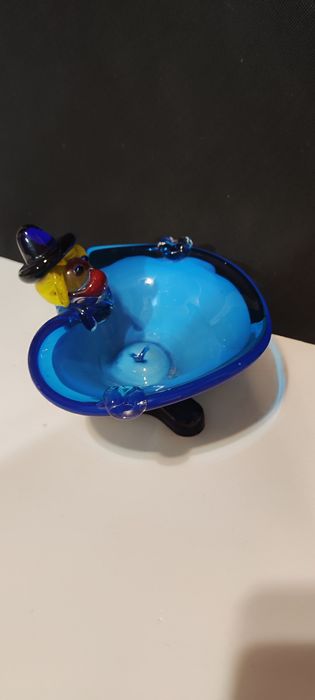 Cinzeiro Palhaço em Vidro