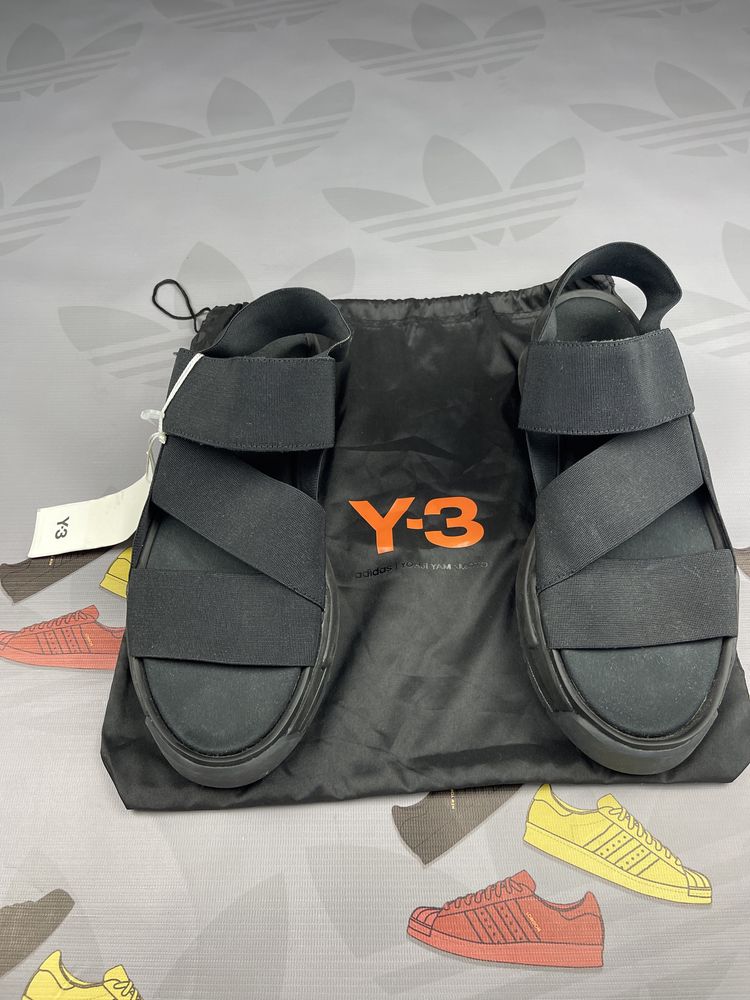 Adidas Y-3 Rivarly Sandals Yohji Yamamoto | FZ6401 сандалі 47 розмір