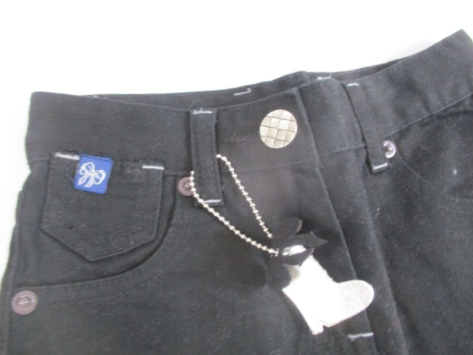 Spodenki jeans czarne Wójcik dla dziewczynki r.92