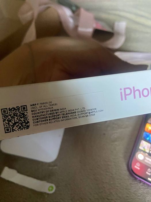 iPhone 16 128ГБ рожевий з магазину чек гарантія захисне 3д скло чохол