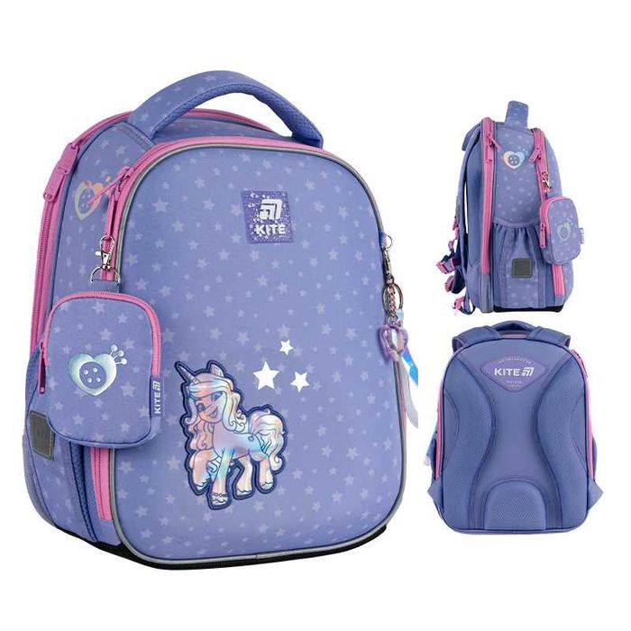 New 2025. Рюкзак шкільний каркасний Kite  My Little Pony в 1-4клас