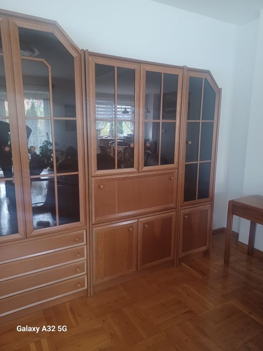 Mebloscianka Zestaw mebli/ meble ciemne drewno