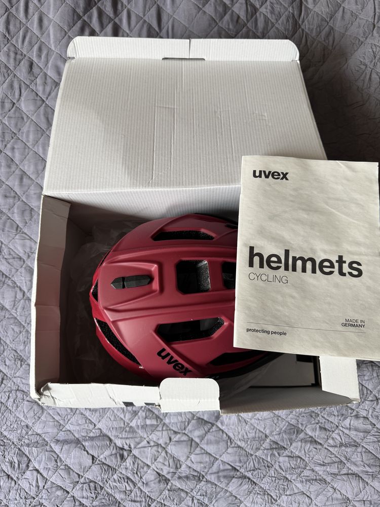 Nowy kask rowerowy unisex UVEX Quatro cc 52-57cm