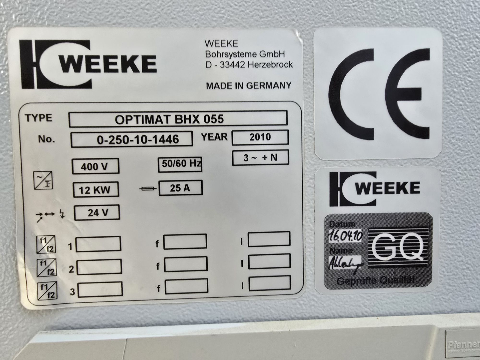 CNC centrum obróbcze do drewna Weeke Optimat BHX 055 Homag