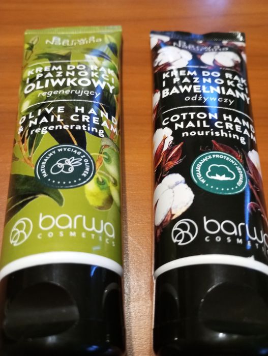 Kremy do rąk i paznokci 6szt za 24zl