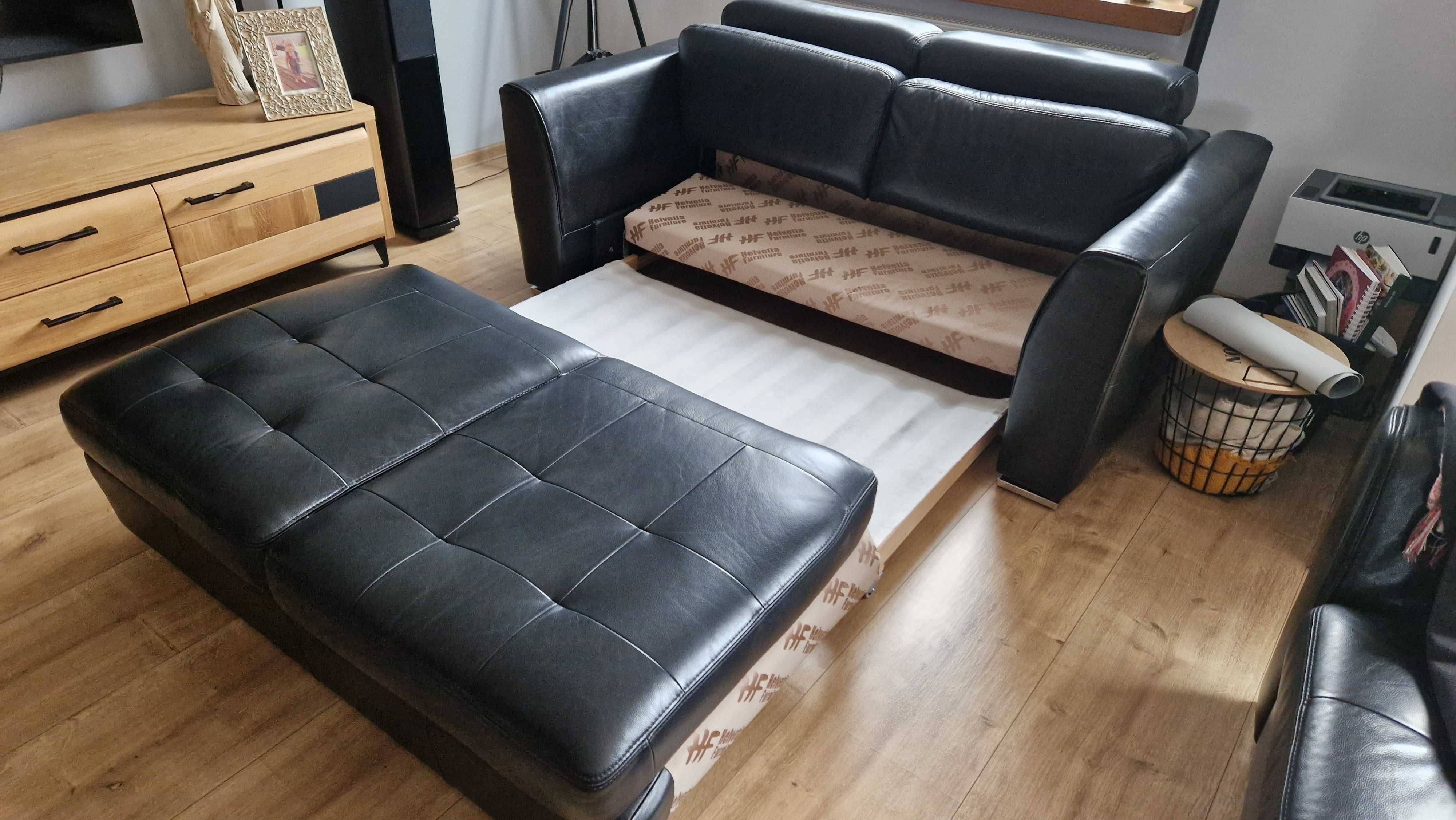 Sofa rozkładana 2F Katalia skóra gruba prestige Bydgoskie Meble