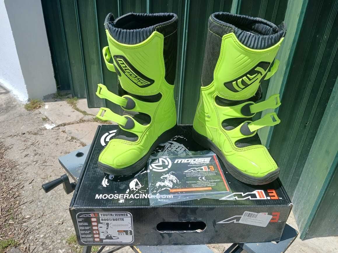 Botas Motocross criança (Tamanho 34.5)