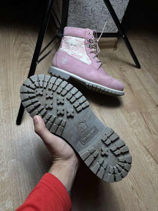 Черевики Timberland рожеві високі Жіночі 42 - 9