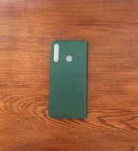 Butelkowo zielone etui na telefon Huawei P40 Lite E