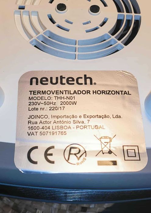 Termoventilador horizontal neutech em excelente estado